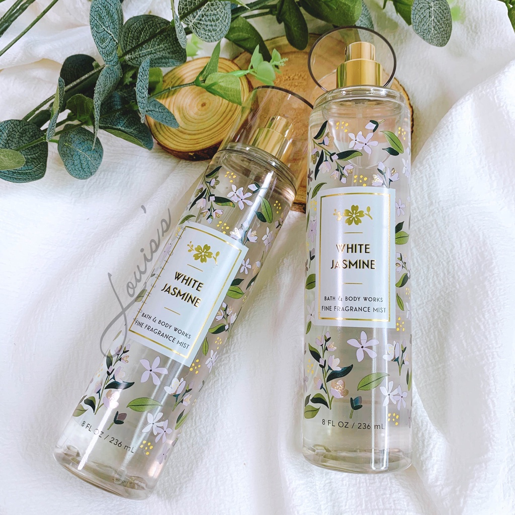 WHITE JASMINE - Body mist / Xịt thơm toàn thân Bath & Body Works Mỹ