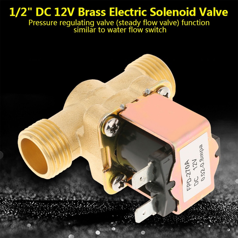 Công Tắc Điều Khiển Lưu Lượng Nước 2 Cổng DC12V