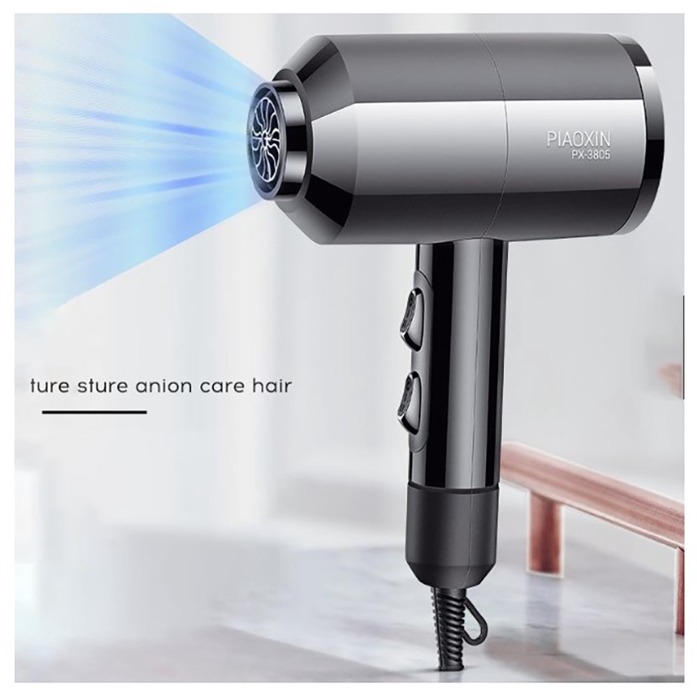 Máy Sấy Tóc Mini Công Suất Lớn Chăm Sóc Và Tạo Kiểu Tóc Chuyên Nghiệp 2 Chiều Nóng Lạnh Piaoxin 1600W - BH 3T