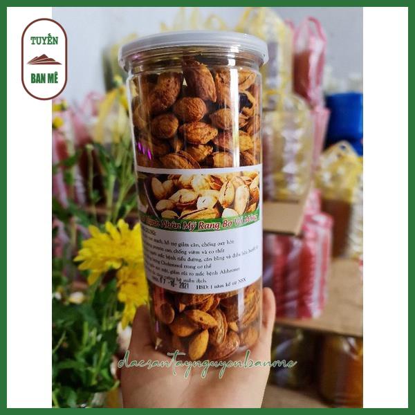 Hạnh nhân rang bơ mỹ vỏ mỏng 500g Tuyến Ban Mê