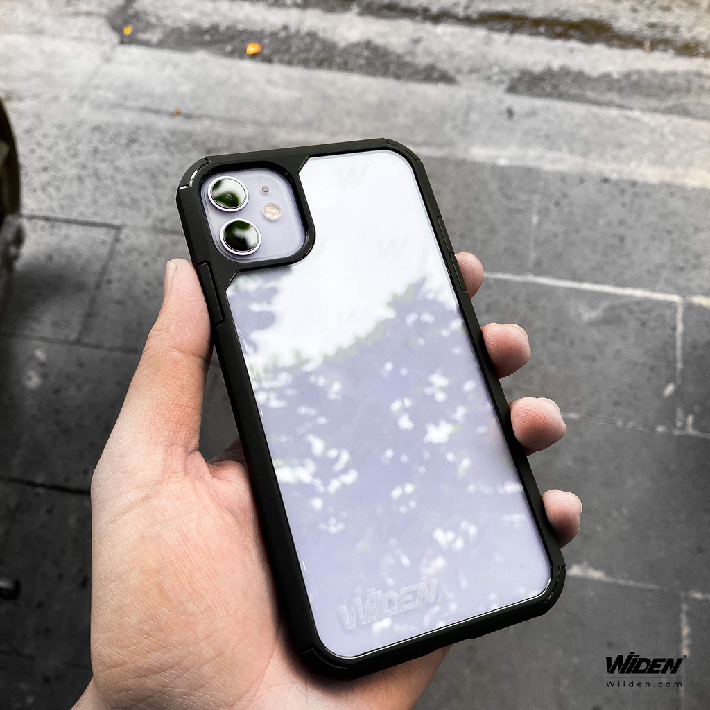 Ốp lưng chống sốc Wiiden - Alpha 2.0 Mặt lưng Trong suốt cho iPhone