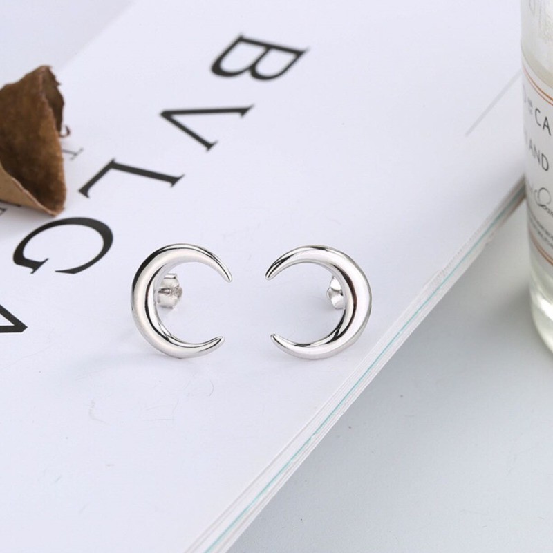 Hoa Tai Nữ Hình Mặt Trăng Khuyết Phong Cách Hàn Quốc