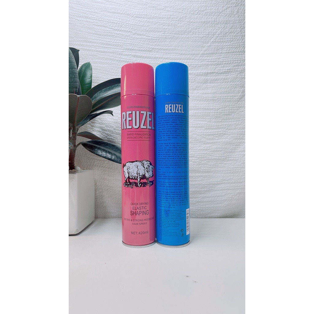 Gôm, Keo Xịt Tóc Reuzel Spray 420ml. Tạo Kiểu Và Giữ Nếp Cho Tóc. HÀNG CHÍNH HÃNG