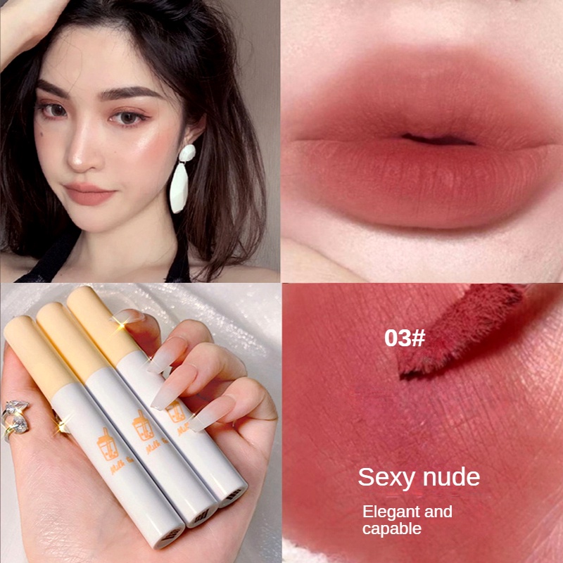 Năm Gói Son Bóng Trang Điểm Màu Sắc Truyện Tranh Với Bộ Son Lì Trơn Dành Cho Nữ Sinh Tiệc Tùng