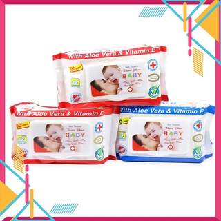 Khăn ướt, giấy ướt Baby Thiên Phúc 100 tờ không mùi - chính hãng