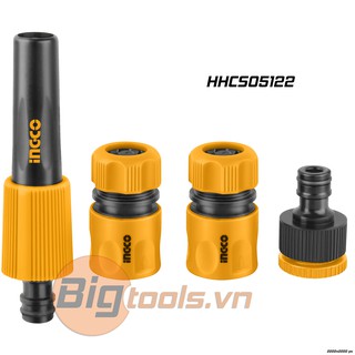 Bộ 5 đầu nối nhanh máy xịt rửa INGCO HHCS05122