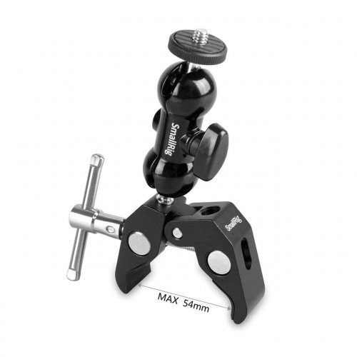 SmallRig Multi-function Super Clamp with Double Ball Heads &amp; 1/4&quot; Screw -1138