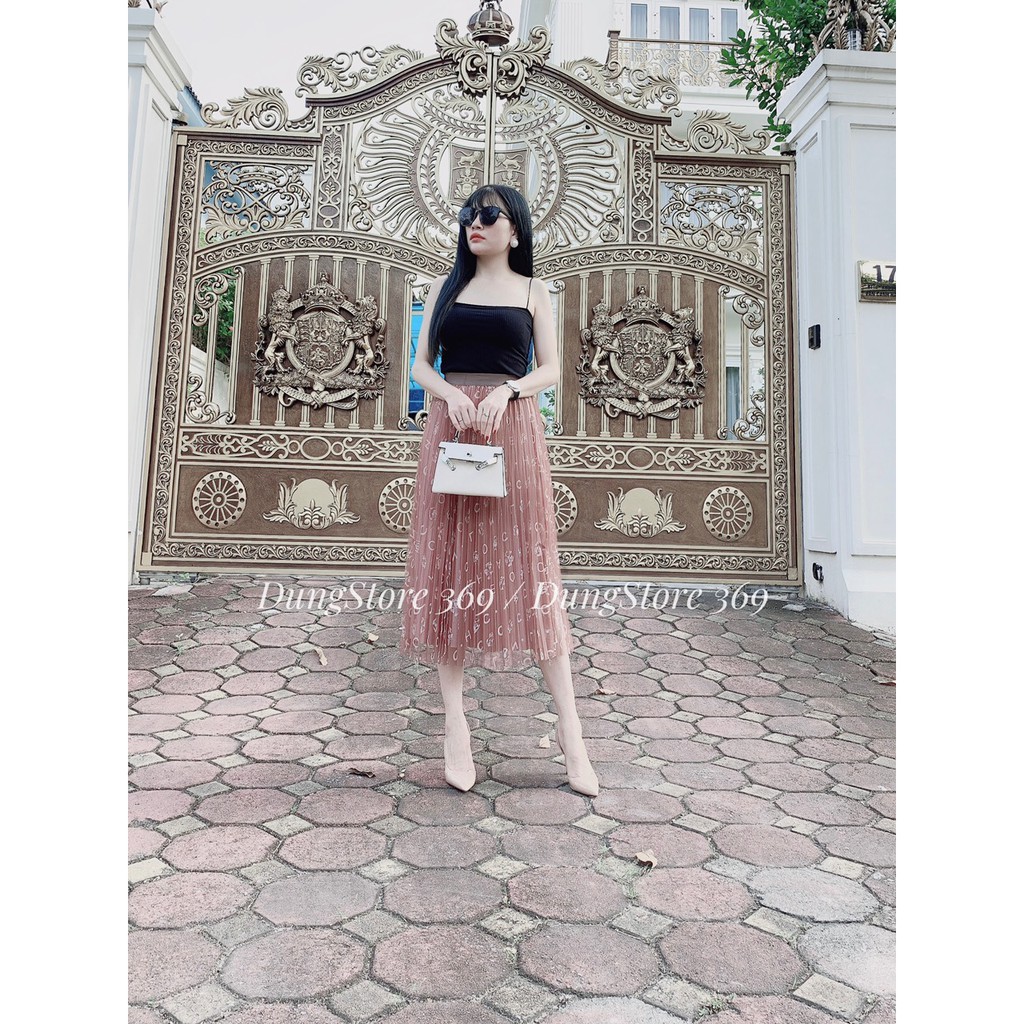 Chân Váy Xếp Ly Dáng Dài Họa Tiết Độc Đáo 2 Lớp Cao Cấp Freeship,Chân váy Nữ Thời Trang Đi Biển 2 Màu Mới Của Hè 2021 | BigBuy360 - bigbuy360.vn