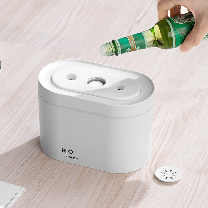 Máy phun sương làm ẩm không khí hai lỗ Fnelse thuận tiện 800ML