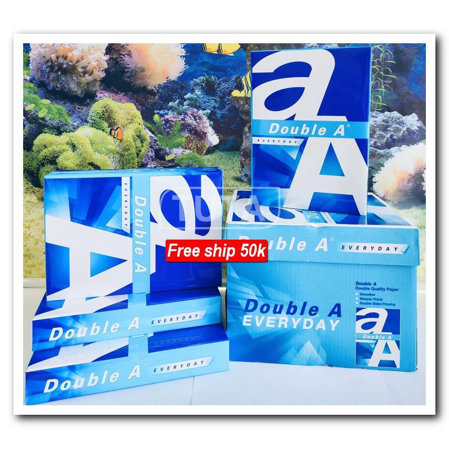 Giấy A4 Double A 70gsm 100 tờ nhập khẩu Thái Lan