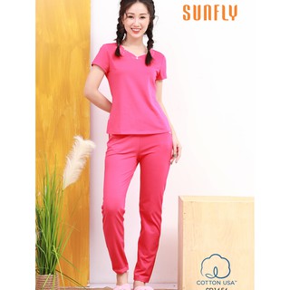 Bộ mặc nhà SUNFLY thu đông SP1656