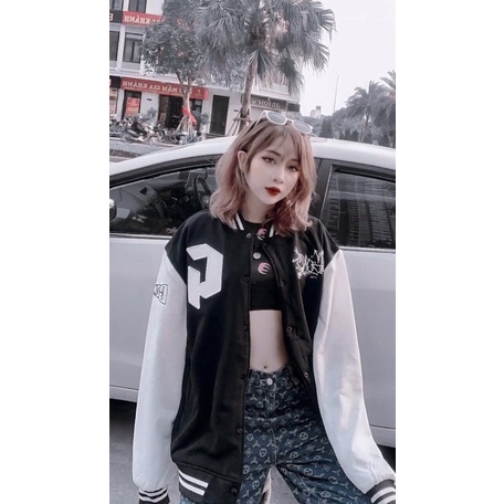 Áo bomber phối tay G gonzo aht559.269