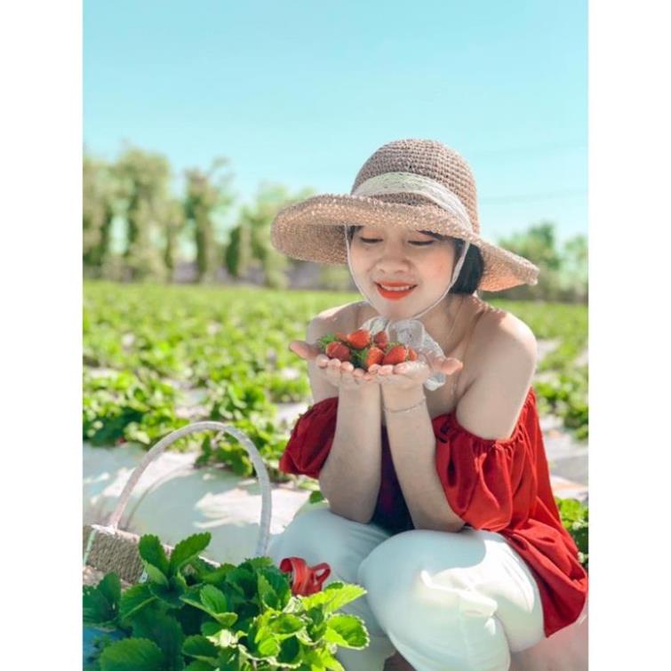 TBO-Video ảnh thật,Sét áo đỏ trễ vai tay rộng mặc 2 kiểu kèm quần trắng ống rộng cực cá tính TASA