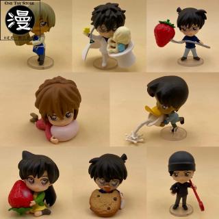 ⭐Bộ 8 Mô Hình Nhân Vật Shinichi Kudo Donuts Kaito Kidd Xinh Xắn