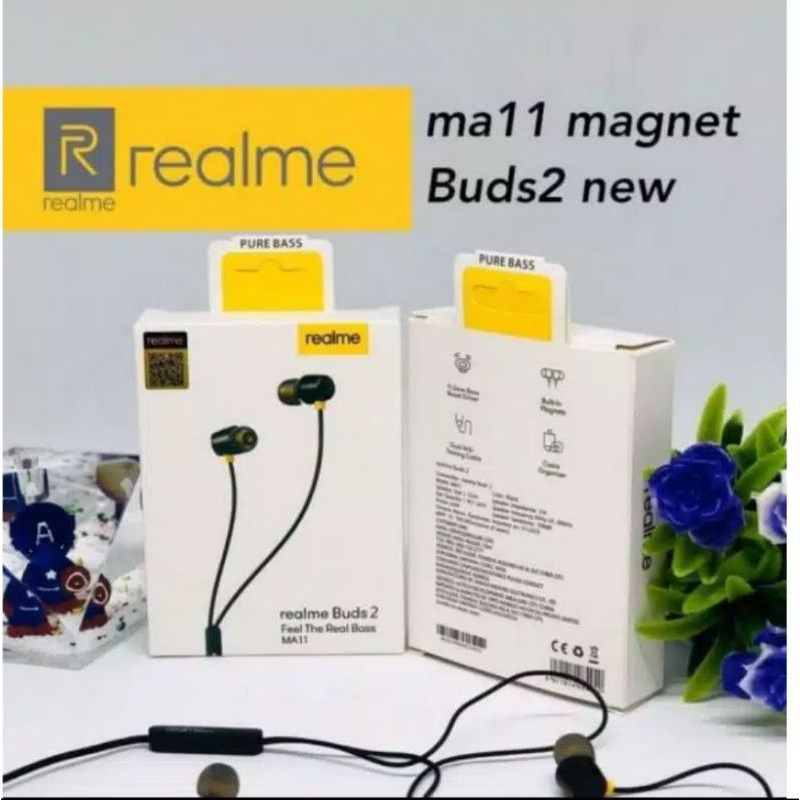 REALME Tai Nghe Nhét Tai 100% Realm - Hedset Ori Relmi 5 6 Pro C2 C3 Xt 5i 6i 3 Pro 2 Pro