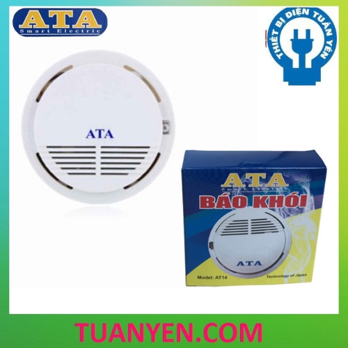 Thiết bị báo khói, báo cháy tự động ATA AT14 gắn nhà bếp, nhà kho, nhà xe, hiệu quả và vô cùng hữu ích thông minh AT-14