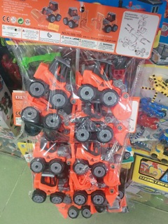 Bộ 4 xe công trình tháo ráp
