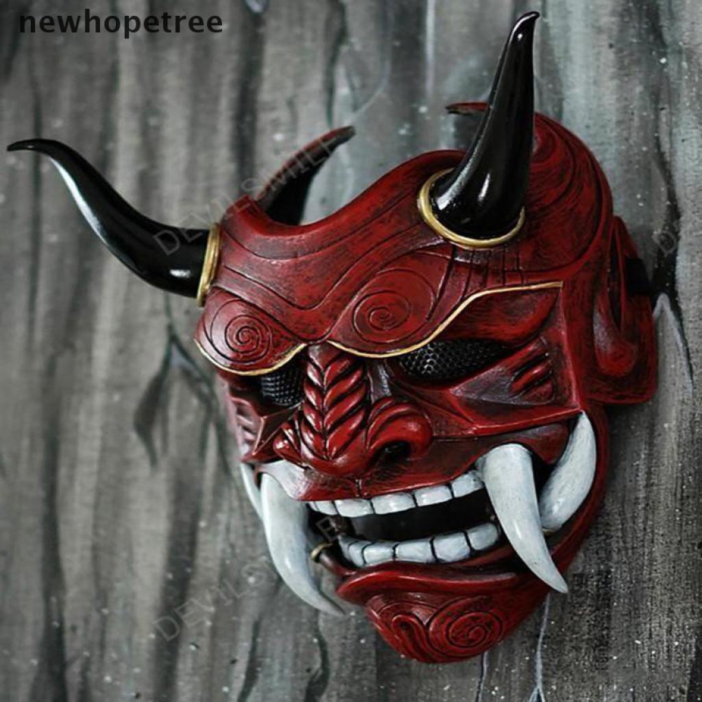 Mặt Nạ Nửa Mặt Hóa Trang Samurai Nhật Bản