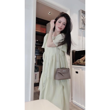 ĐẦM 2 lớp voan tơ cao cấp/ suông dài siêu mát/ chất sang trọng