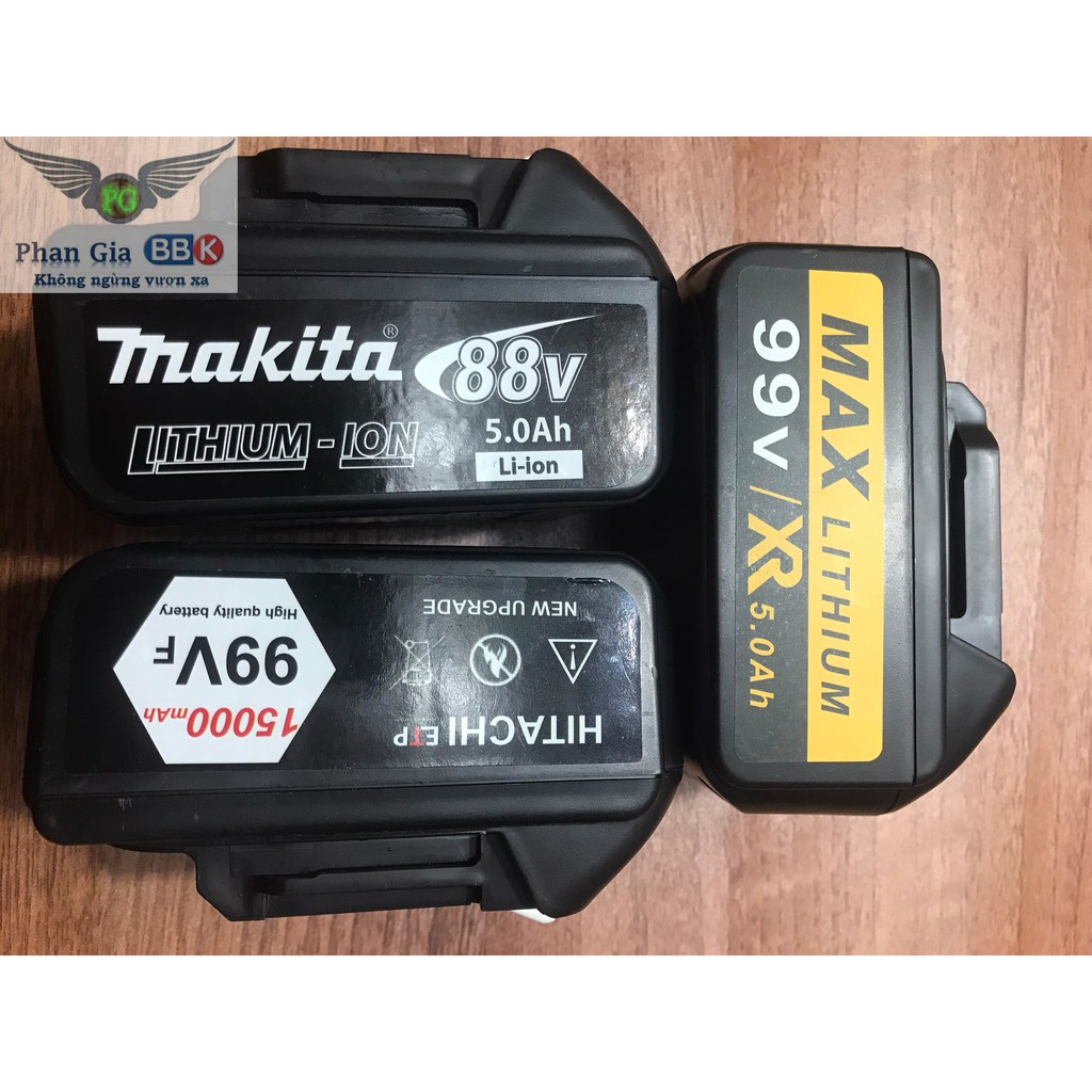 Pin 10 cell 72v 88v dành cho dòng máy siết bulong, bắn vít Makit  88V