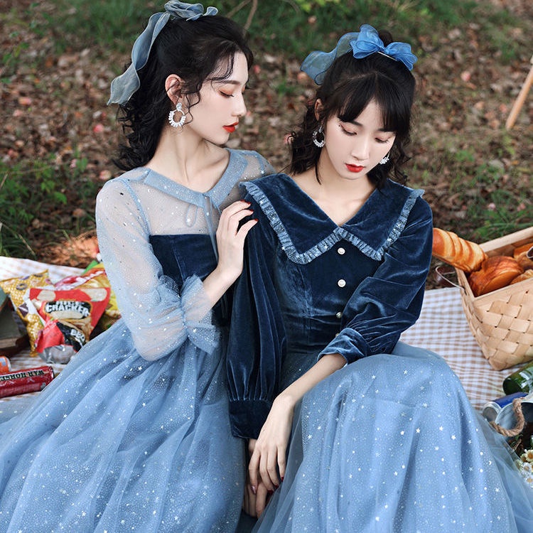 Đầm phù dâu phong cách mới thời trang thu đông cho nữ