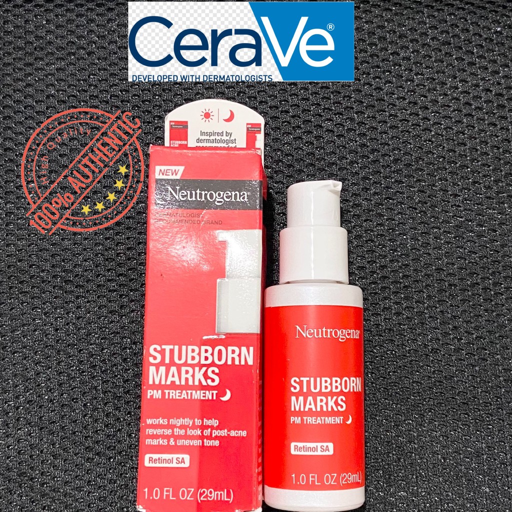 Kem Ngừa Mụn Ban Đêm Neutrogena Stuborn Marks PM Treatment 29ml