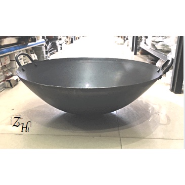 Chảo thép đen chống dính 2 quai - Zuhi Dụng cụ bếp