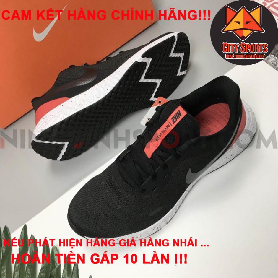 [Free Ship] Giày thể thao chính hãng Nike Revolution 5  BQ3204 003! [CAm kết chính hãng fake 1 đền 10]