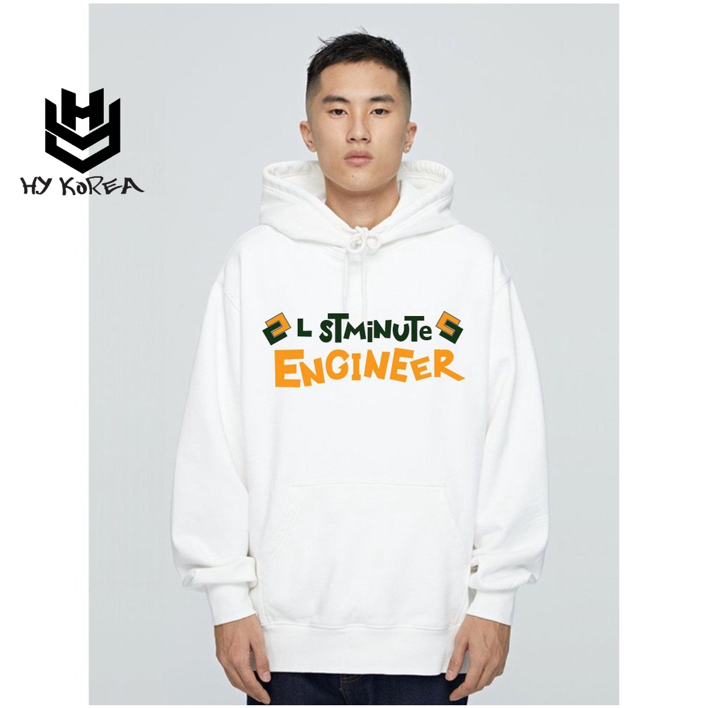 Áo Hoodie Nỉ Bông Engineer 767 HY KOREA Nam Nữ Form Rộng