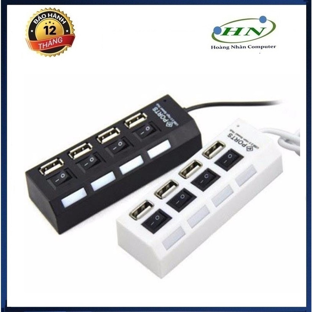 Hub 4 Port Hình Ổ Điện-Có Công Tắc