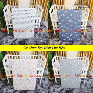 Bộ Ga Chun Bọc Đệm Cũi Và Bộ Vỏ Quây Xung Quanh Cũi Cho Bé Chất Liệu 100% Cotton Nhiều Màu Sắc Và Kích Thước Cho Cũi Bé