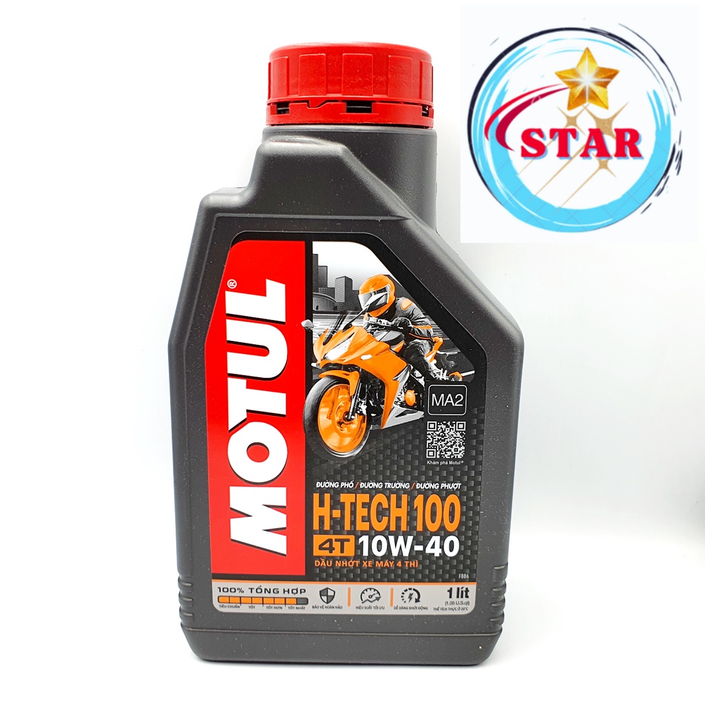 Nhớt MOTUL H-Tech 100 4T 10W40
