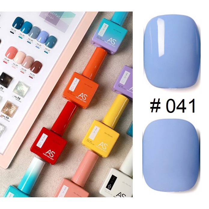 Sơn Gel AS chai Vuông mẫu mới Mã VM 41.45 ( Cam Kết Chính Hãng _ chọn màu tự do hơn 2000 màu)