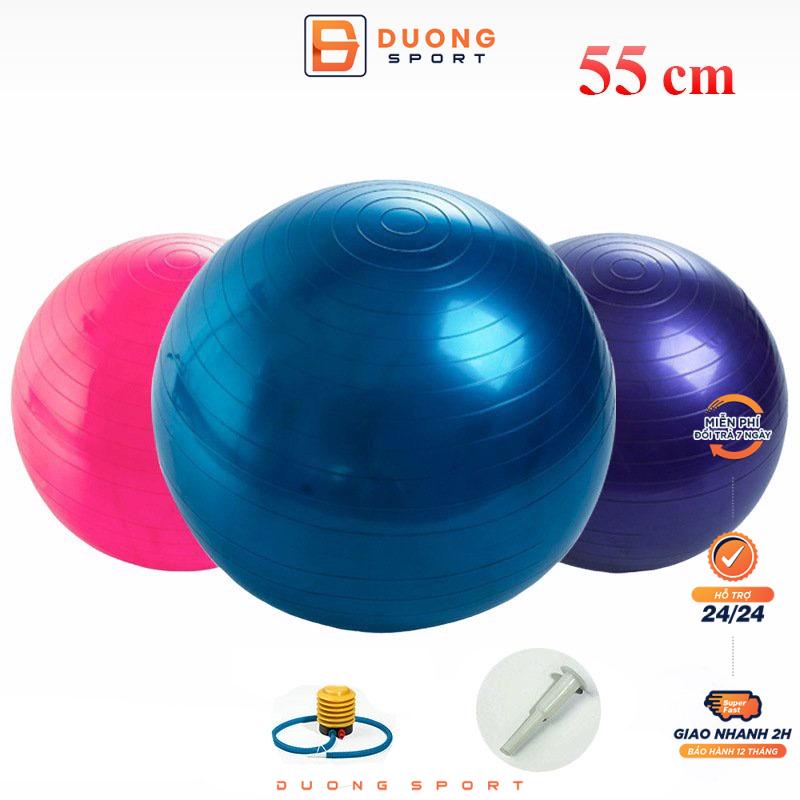 Bóng Tập Yoga Cao Cấp Bóng Tập Cho Trẻ Em 55cm Dày 2mm Chống Nổ