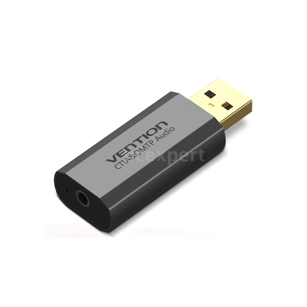 VENTION Thẻ Âm Thanh Usb Ngoài Với Giắc Cắm 3.5mm Hifi 7.1 Cho Pugb Pc