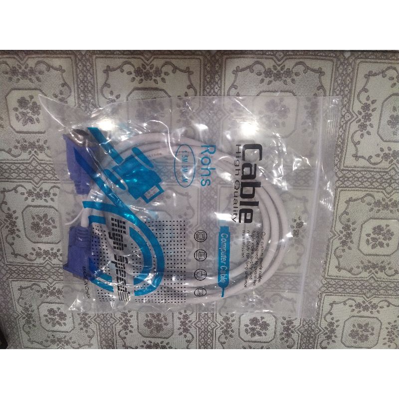 Dây cáp vga 1.5m lõi đồng loại tốt có chống nhiễu