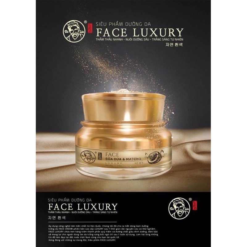 KEM FACE LUXURY BÀ LÃO SẠCH MỤN, SÁNG DA | BigBuy360 - bigbuy360.vn