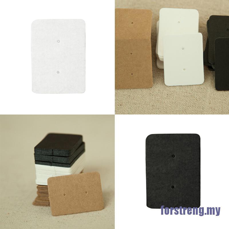 Set 50 Giá Đỡ Trưng Bày Khuyên Tai Bằng Giấy Kraft Tiện Dụng