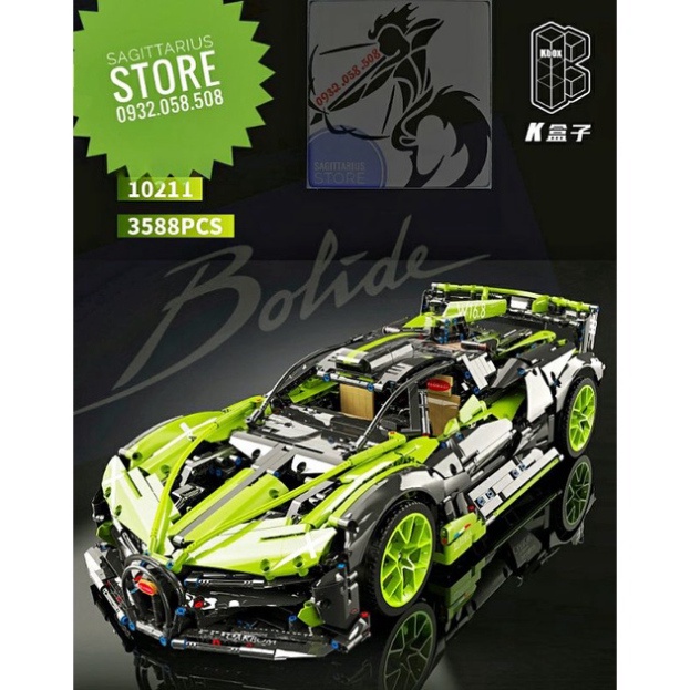 Lego Bloodie 10211 Lắp Ráp Siêu Xe Bugatti Bolide