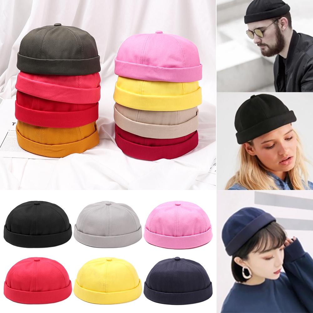 Mũ beanie không vành thời trang phong cách hiphop thời trang mùa hè cho nam và nữ