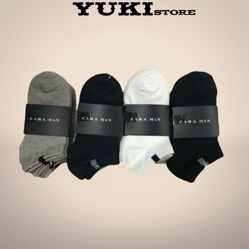 Vớ Cổ Ngắn Nam Nữ Chất Vớ Cotton Thoáng Khí Chống Mùi Yuki Store T02
