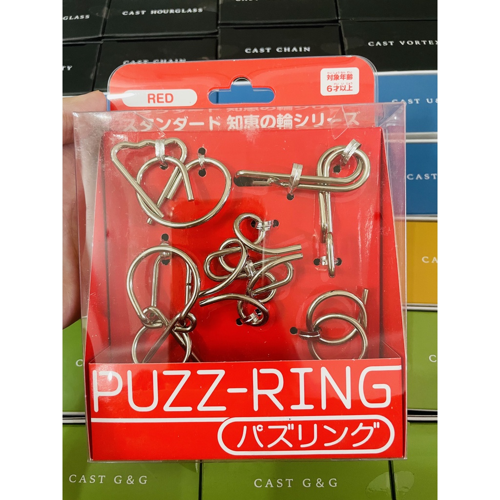 Bộ đồ chơi giải đố puzz ring Hanayama - bộ 5 món