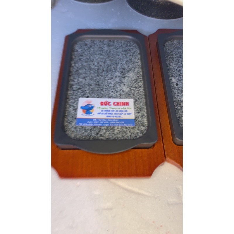 Đá nướng thịt khay đá nướng bò bít tết khay đá giữ nhiệt