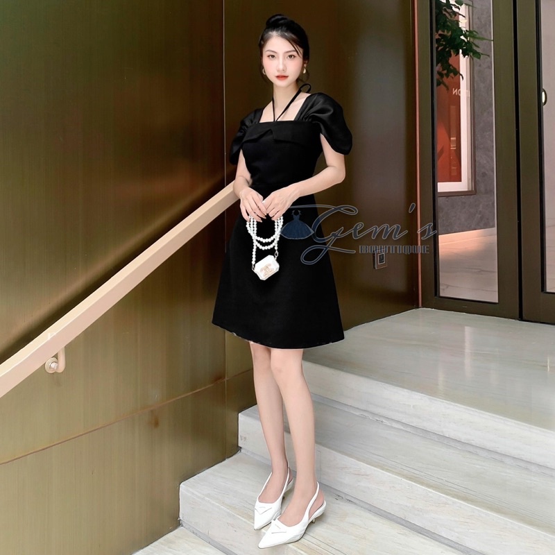 VÁY ĐẦM DÁNG XOÈ NHẸ TAY RỦ ĐIỆU ĐÀ