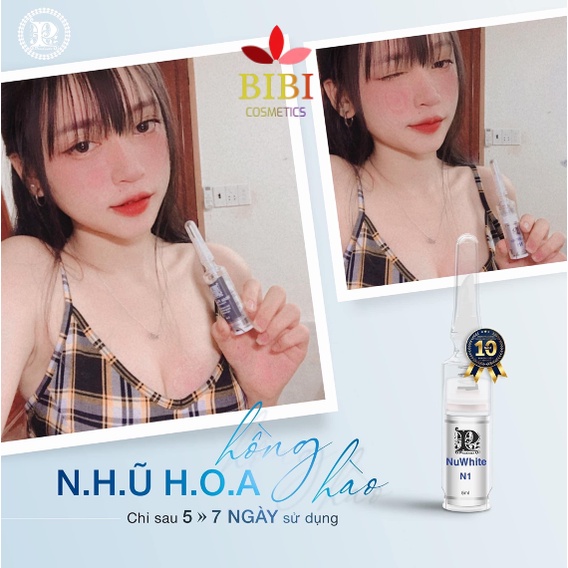 KEM MIBITI PRUDENTE NUWHITE N1 V1 H6 L1A HỒNG NHŨ HOA VÙNG KÍN CHUẨN AUTH