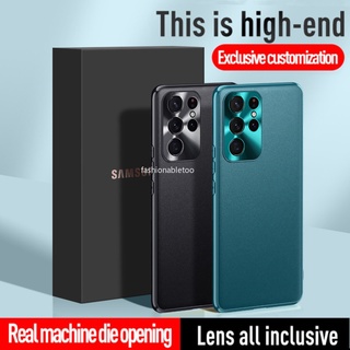 Ốp Điện Thoại Da Cho Samsung Galaxy S21 S22 Ultra Plus S20 S21 FE S21 + S22 + S21FE S21ultra S22ultra Note20 4G 5G Vỏ Full Camera Mặt Sau Bảo Vệ Chống Sốc Mặt Sau