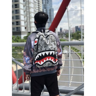 Balo bape răng cá mập