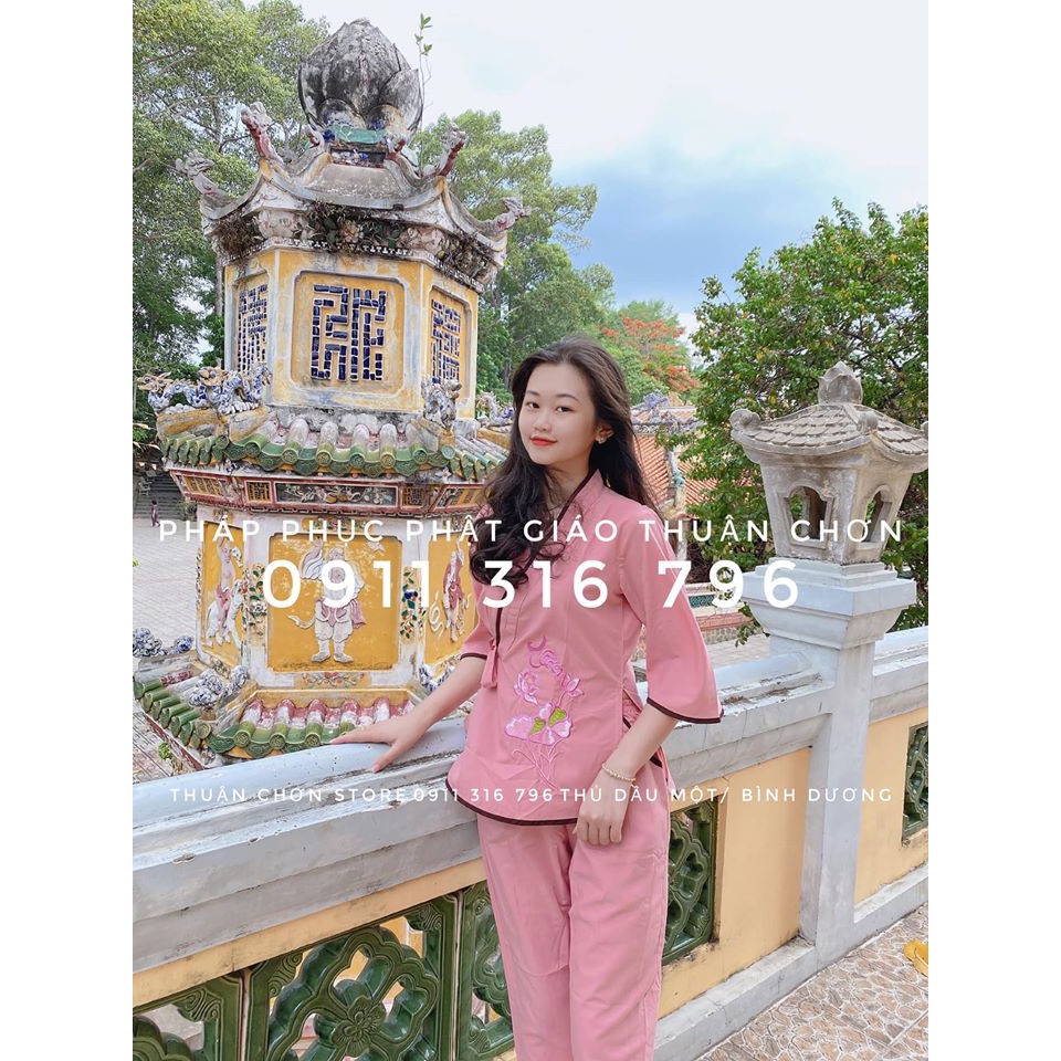 Đồ phật tử / Đồ lam đi chùa dành cho nữ ( THUẬN CHƠN )