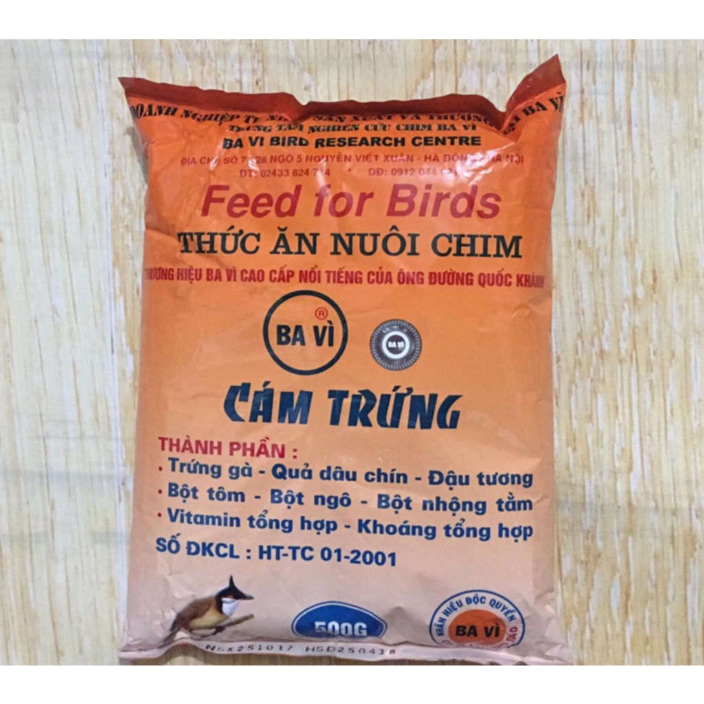 Cám thức ăn chim cảnh nhãn hiệu Bavi