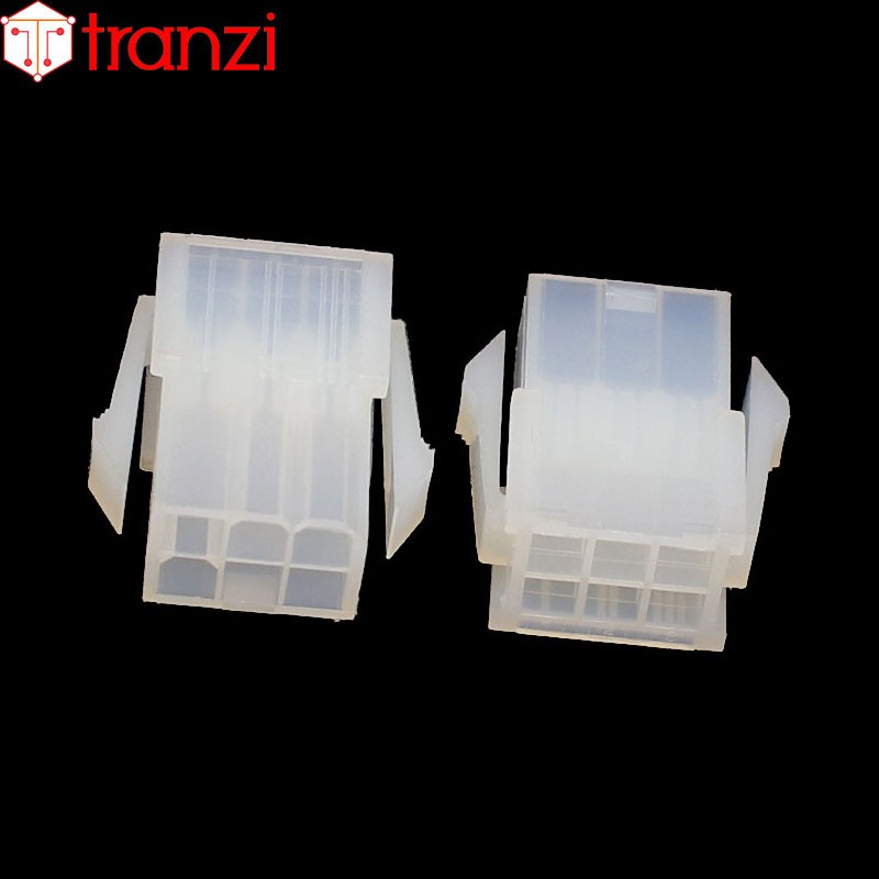 Vỏ header 4.2mm 5559 2x3P 24mm trắng - túi 10 cái